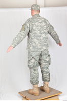  Photos Army Man in Camouflage uniform 6 20th century US Air force a poses camouflage whole body 0003.jpg